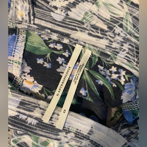 ANTHROPOLIGIE Floral Square-neckline Top - Picture 4 of 4